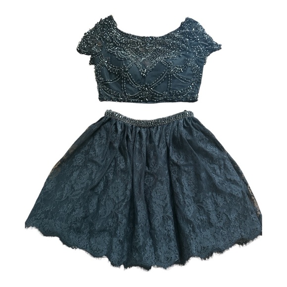 NWT SHERRI HILL Cocktail Prom Pageant Dress Black 
Rhinestone Size 10 - Picture 4 of 14